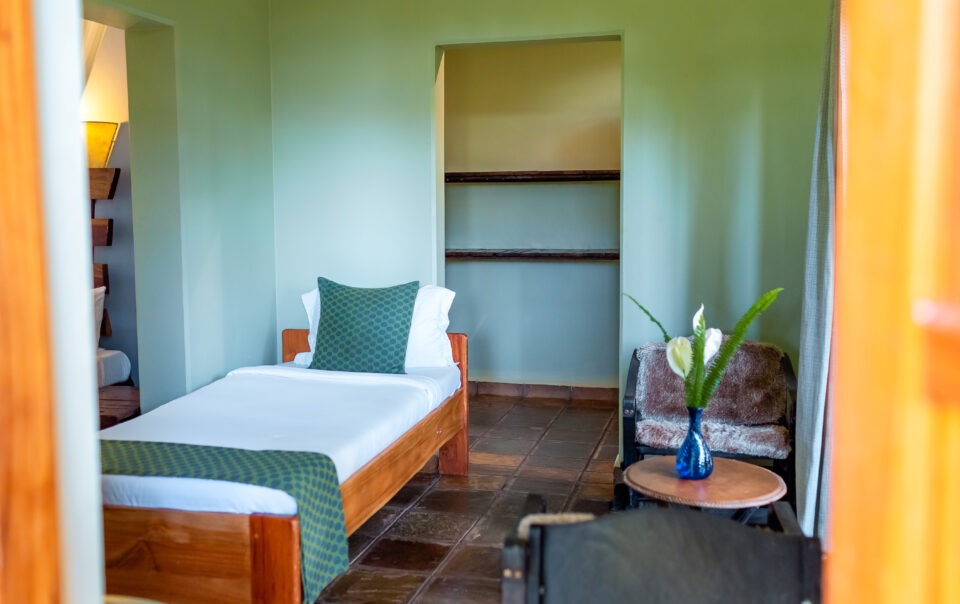 Single Room additional interior view at Weruweru River Lodge, Moshi Tanzania