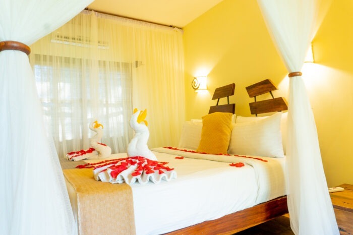 Single room at Weruweru River Lodge, Moshi Tanzania